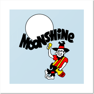 Moonshine Posters and Art